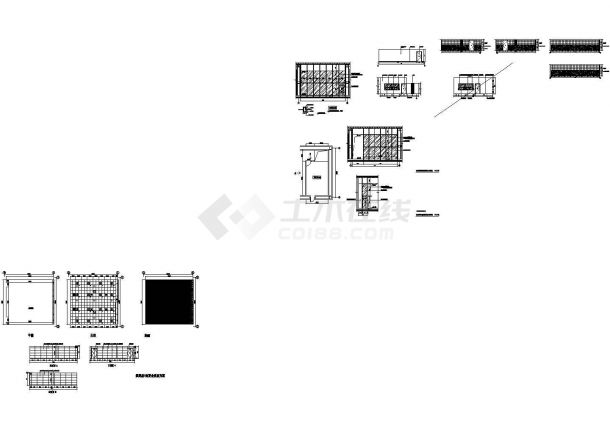 天津图书馆室内方案及效果图（某甲级院设计，标注详细）-图二