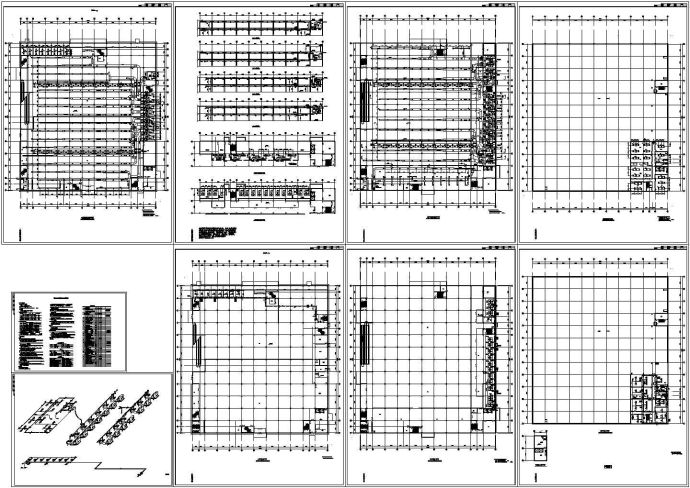 某大型超市建筑空调通风系统设计CAD详图_图1