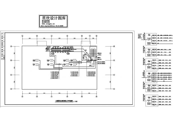 某食堂电气配电图CAD版_图1