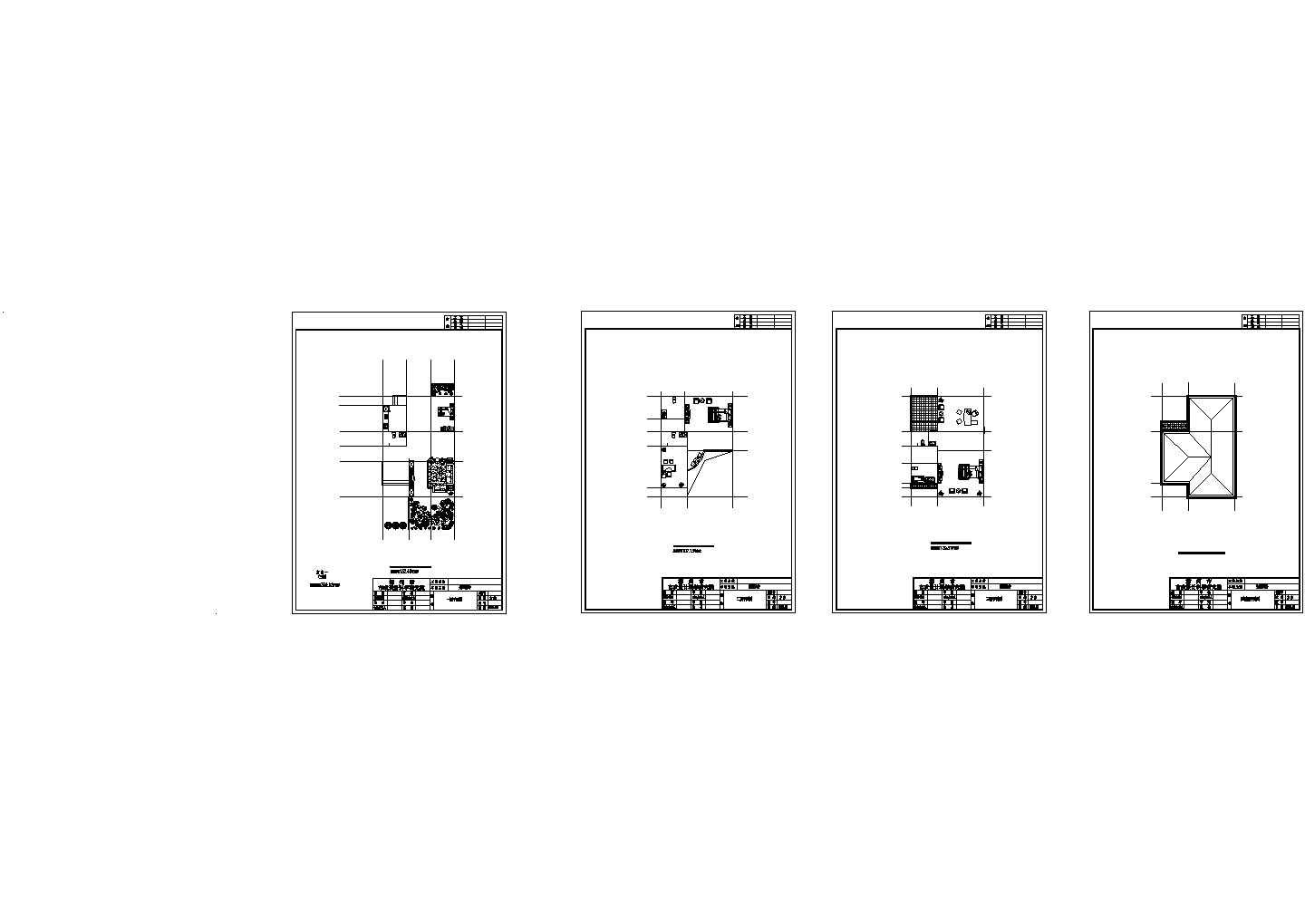 某古典风格3层小别墅（360㎡）设计平面图带效果图（甲级院设计）