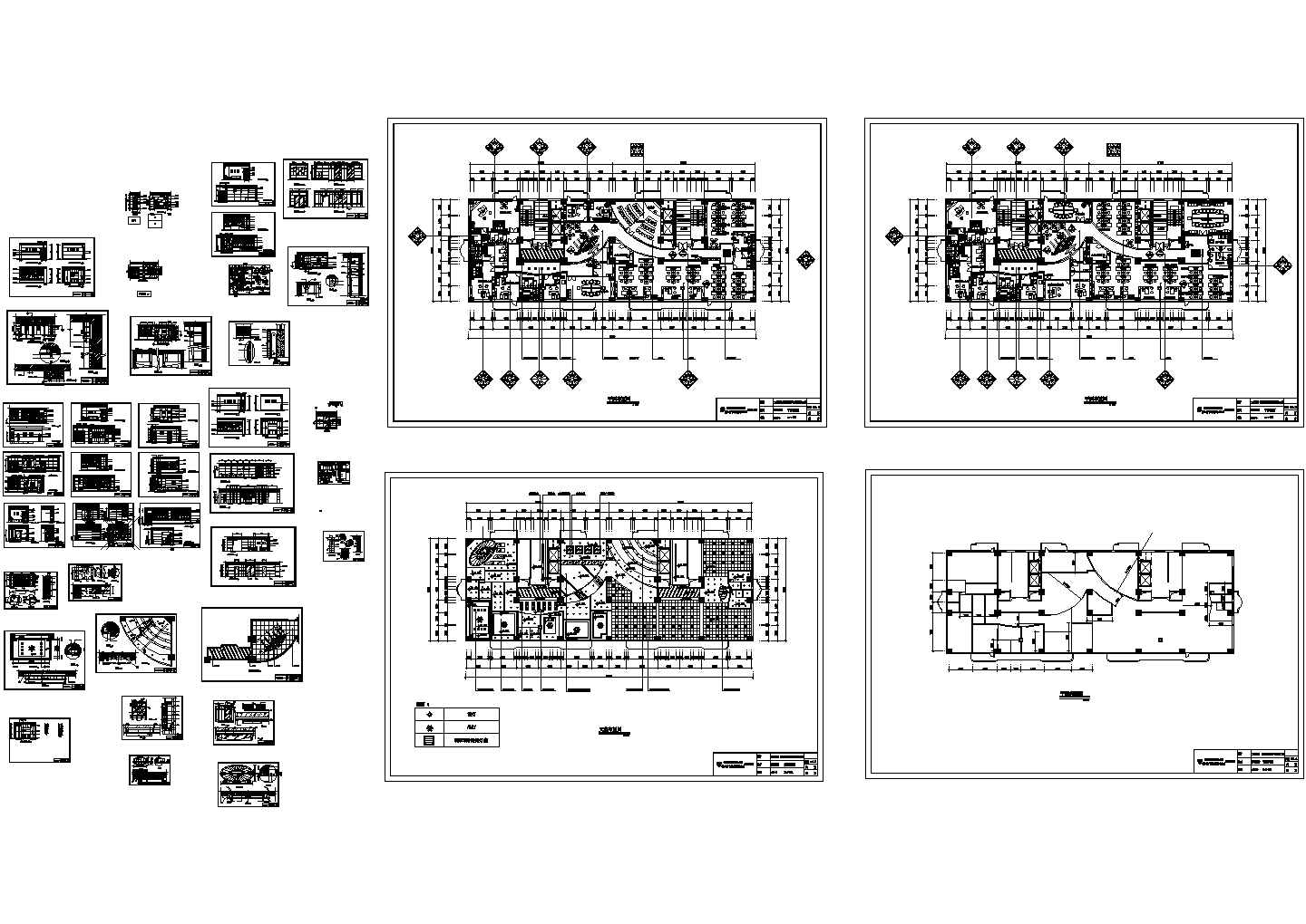 某写字楼办公空间装饰施工图