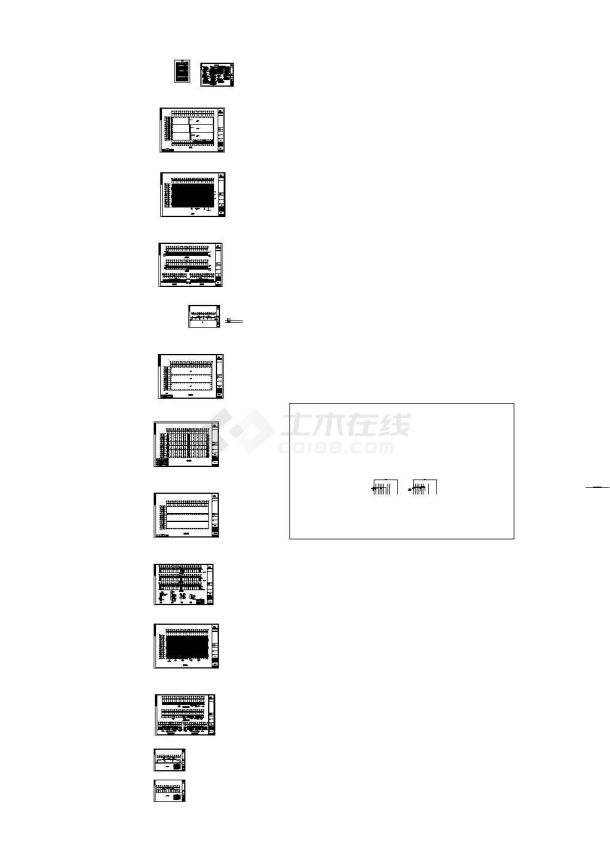 某跨度26米单层轻型门式钢屋架结构厂房建筑施工图纸（CAD，13张图纸）-图一