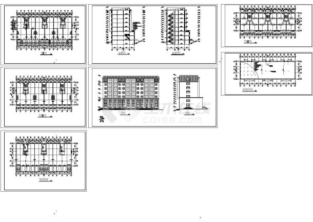 多层住宅工程设计CAD平立面设计方案-图一