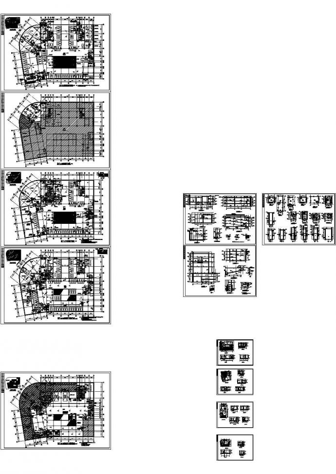 某高层酒店结构设计图纸（CAD，12张图纸）_图1