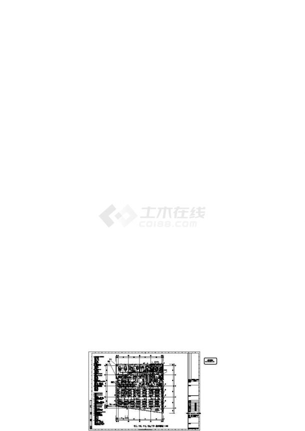 上海某高层办公楼空调通风及防排烟系统设计全套cad施工图（甲级设计院设计，标注详细，含设计说明）-图二