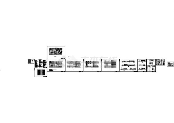 两层钢结构大众汽车4S店结构图（含建筑图）-图二