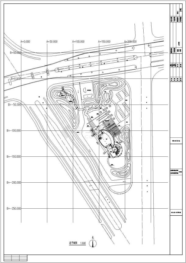 江苏苏州某绿地公园景观设计施工图-图一