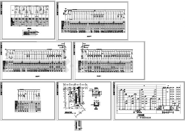 华天五星级高低压成套电气设计方案 （CAD，7张图纸）-图一