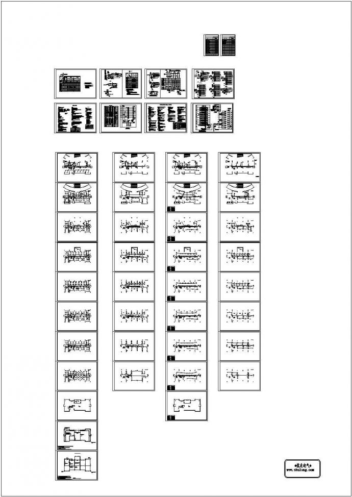 5280㎡二类高层办公楼全套电气的施工图纸CAD版本_图1