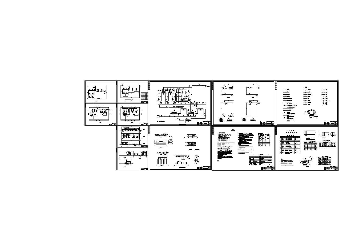 某大学汽水换热站工程设计cad施工图