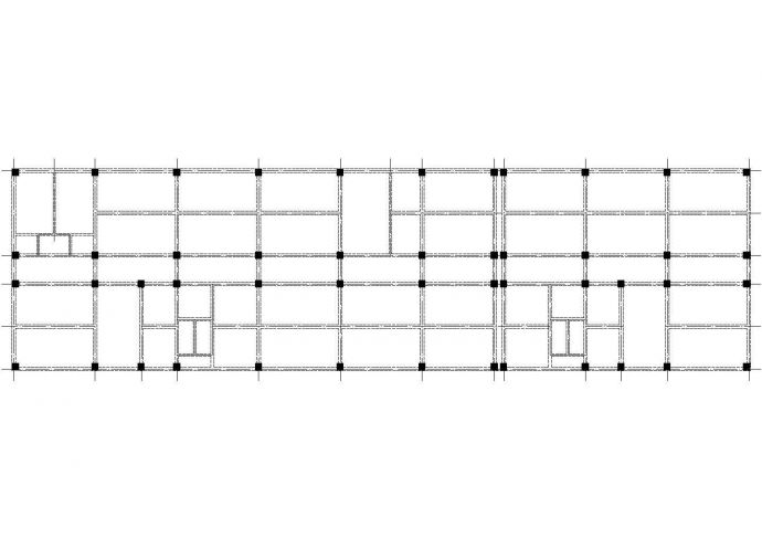6900平米，五层综合楼带商场毕业设计Cad图（开题报告、计算书、建筑、结构图纸） cad施工图设计_图1