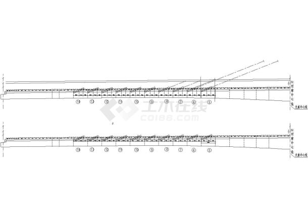 80+80米双孔预应力混凝土部分斜拉桥挂兰位置节点详图设计-图一