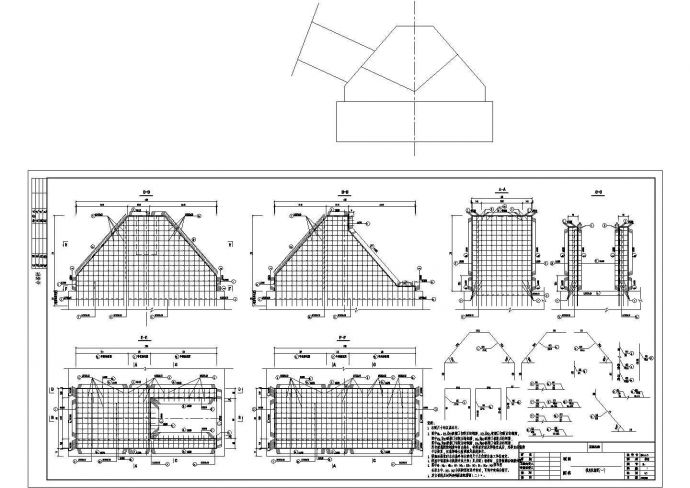 380m中承式钢管混凝土系杆拱桥拱座配筋节点详图设计_图1