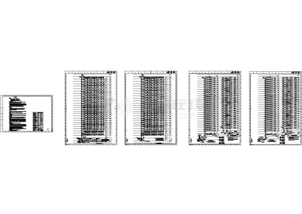 [施工图][安徽]二十八层商住小区强弱电设计图纸（新规范）cad施工图设计-图二