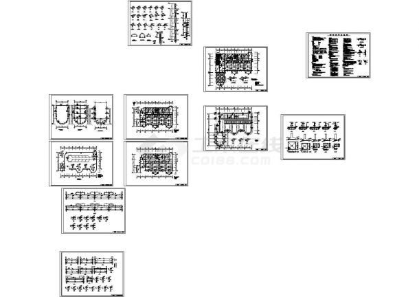 [河北]三层砖混结构幼儿园工程量计算书（含建筑结构图纸）-图二