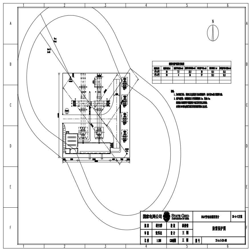 35kv通用变电站设计方案施工图纸（PDF）