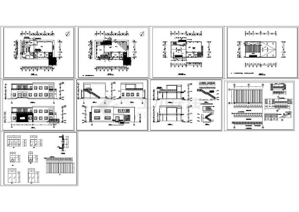 某2层山庄建筑设计CAD图纸（含地沟和屋顶平面设计）-图一