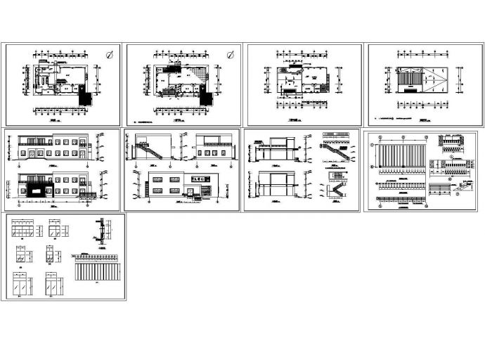 某2层山庄建筑设计CAD图纸（含地沟和屋顶平面设计）_图1