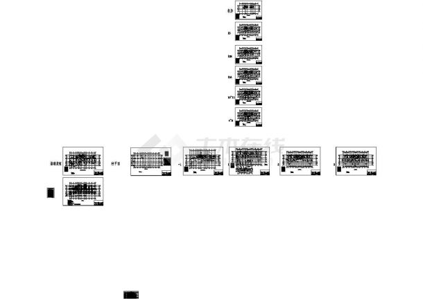 某市公安局十二层框架结构办公楼设计cad全套结构施工图（含word版设计说明）-图一