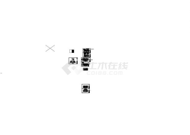 上海柘林商业住宅区暖通CAD设计施工图-图二