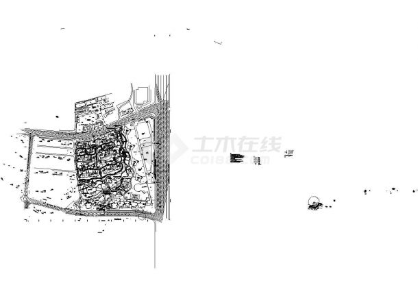 玉泉新城一期景观结构水电全套施工图-图一