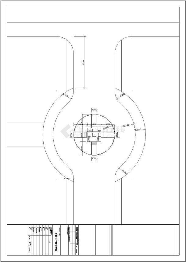 一整套升旗台设计及园林景观 cad施工-图二