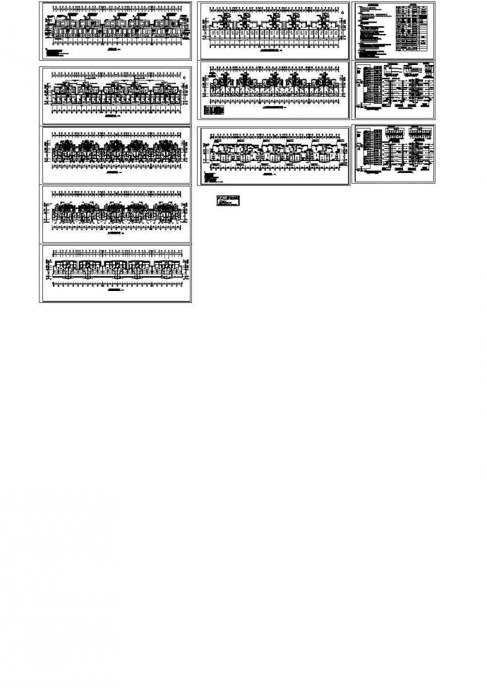某六层带阁楼住宅楼电气设计图(三类建筑，三级负荷)cad版_图1