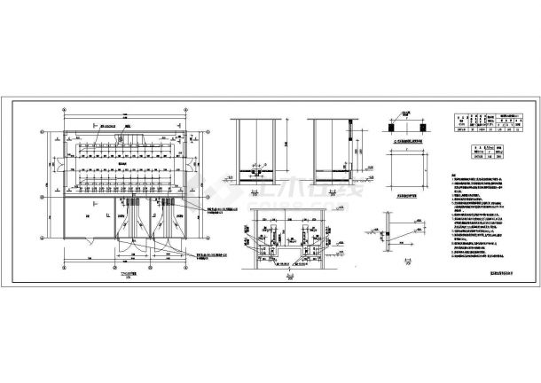 某低压配电间含变压器室电气原理平面设计工艺示意CAD图纸-图一