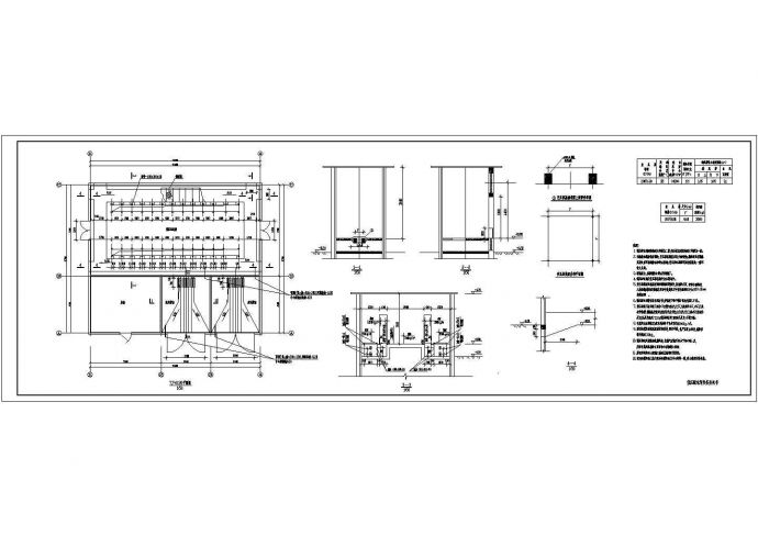 某低压配电间含变压器室电气原理平面设计工艺示意CAD图纸_图1