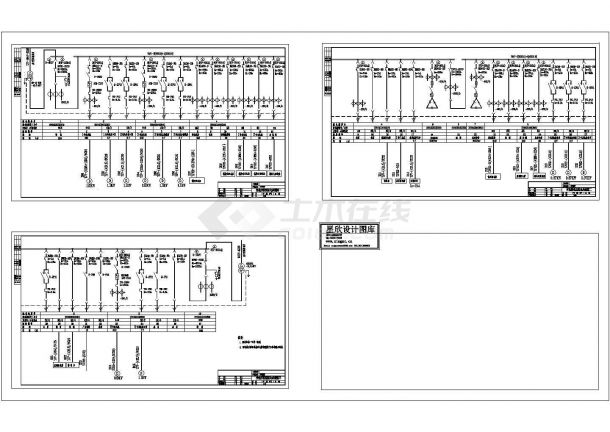 某低压配电柜低压配电电气原理平面设计工艺示意CAD图纸-图一