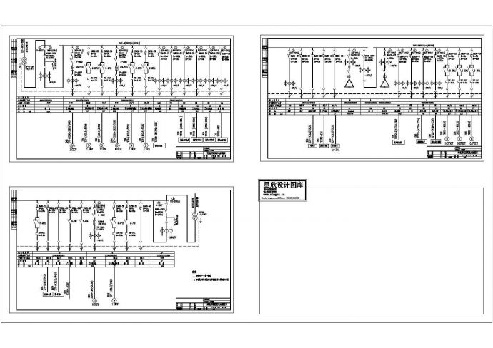 某低压配电柜低压配电电气原理平面设计工艺示意CAD图纸_图1