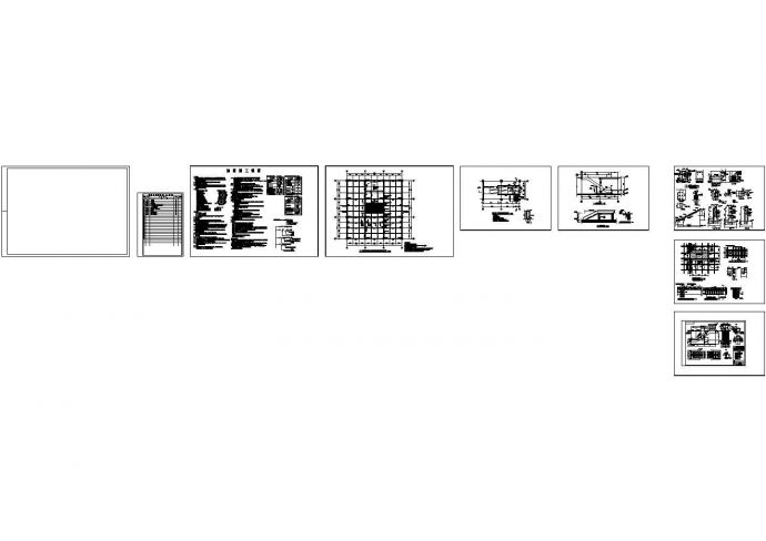 某商场增设自动扶梯加固改造设计cad全套施工图（含设计说明）_图1
