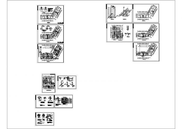 某市的某12层住宅楼带人防建筑设计施工图_图1