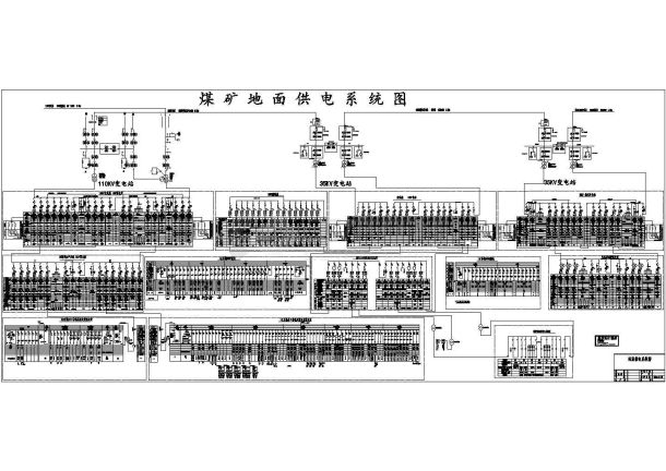 煤矿地面供电系统图-图一