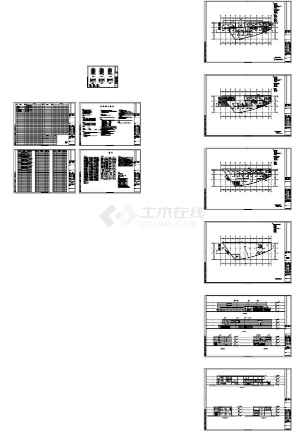 某住宅小区E南楼暖通设计图-图一