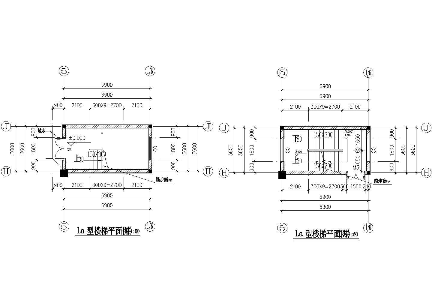 某新华书店综合楼施工CAD图纸