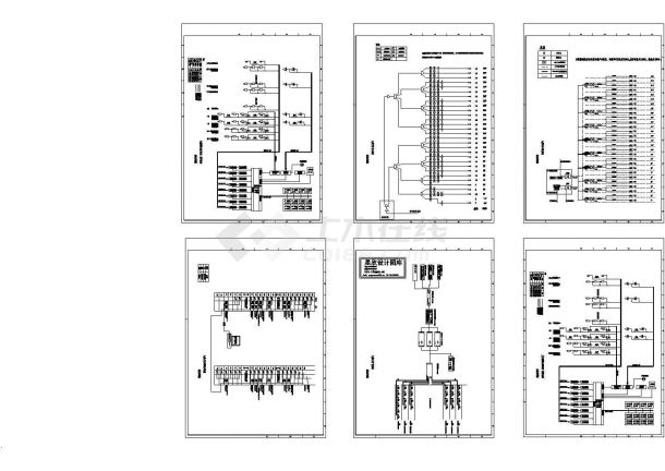 办公楼电气设计方案施工CAD图纸设计-图一