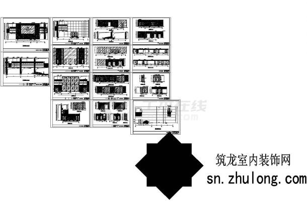 [天津]某集团技术中心办公楼装修图(含效果)-图二