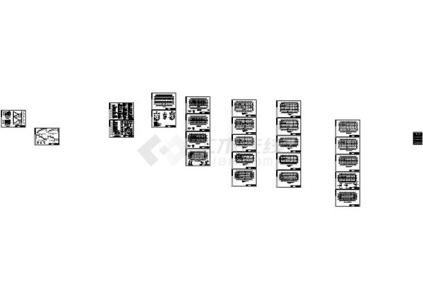 施工图][山东]邹城市宏瑞商务中心水暖电设计、结构设计全套图纸Cad设计图（某甲级院设计，标注详细）-图二