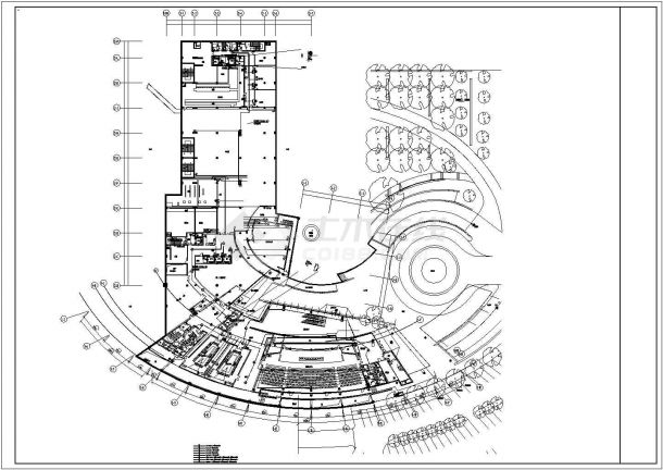 施工图][湖南]办公楼超全弱电系统新设计施工Cad设计图（某甲级院设计，标注详细）-图一