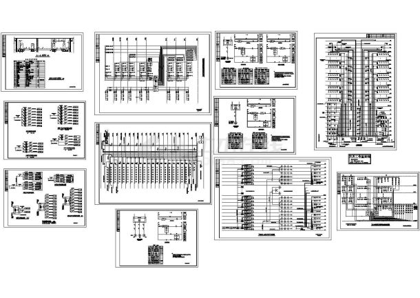 某知名设计院设计高层电气系统图CAD版-图二