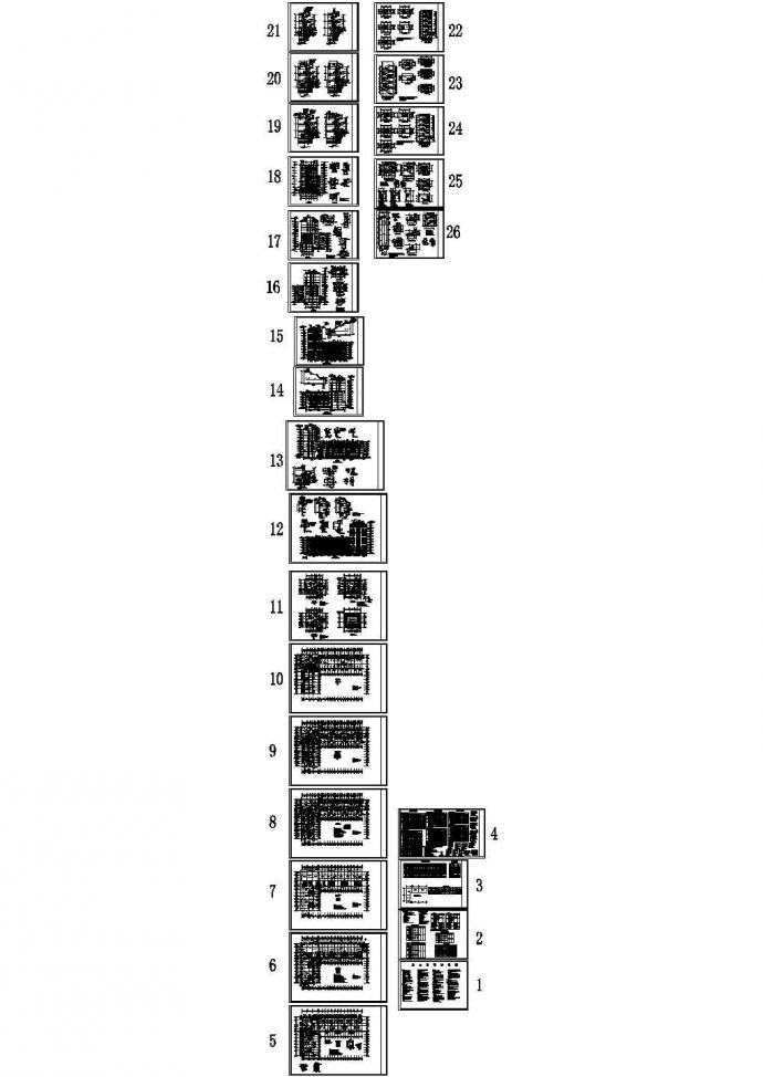某十层商住楼建筑施工图CAD版_图1