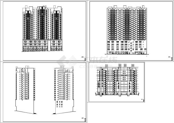 某15层商住楼建筑施工图（含建筑节能计算书）-图二