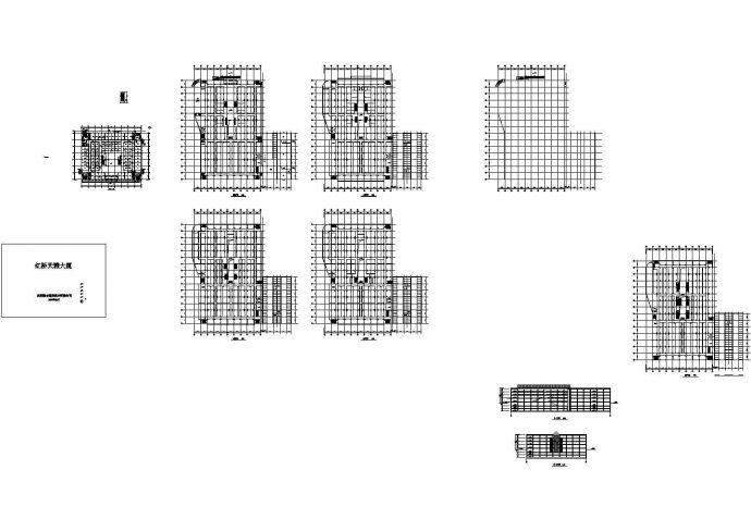 红桥天雅市场建筑设计CAD图（带效果图）_图1