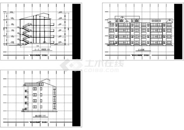 靖江市多层住宅楼规划设计方案-图一