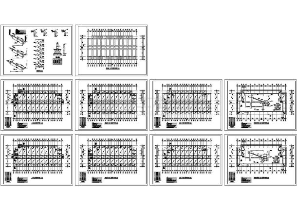 8层学员宿舍砖混结构施工图CAD版-图一