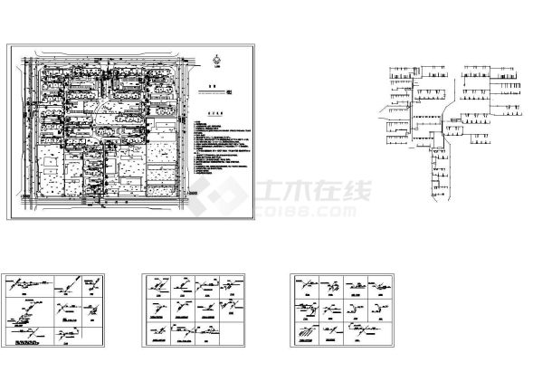 邯郸市某小区室外综合管 网图纸（cad版本，dwg格式）-图二
