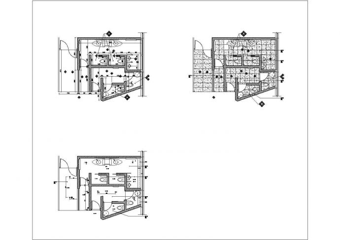 某世茂酒店中餐厅施工CAD设计图纸平面图_图1