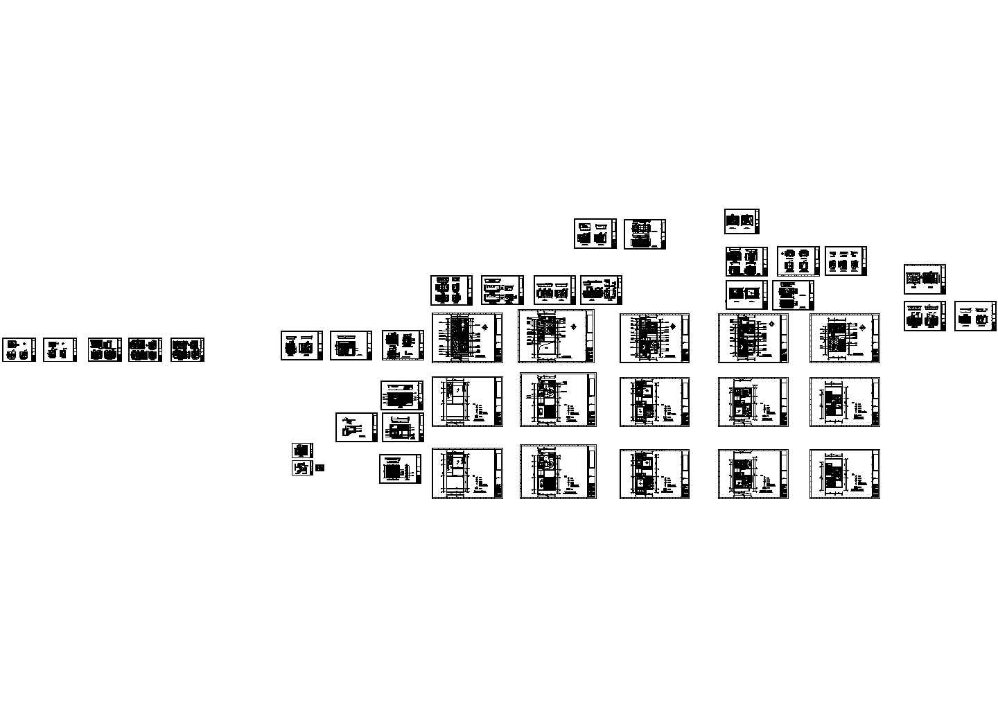 [苏州]某联体别墅设计CAD详图
