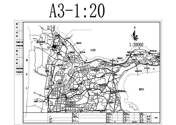 污水管网给排水结构施工图纸cad-图二